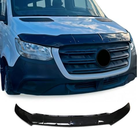 OMAC Motorhaube Deflektor Steinschlagschutz kompatibel mit Mercedes Sprinter W907 2018-2025 3tlg