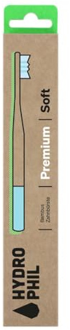 Hydrophil Bambus Zahnbürste, Premium Soft, sortiert Natur|Carribean Sea (1)