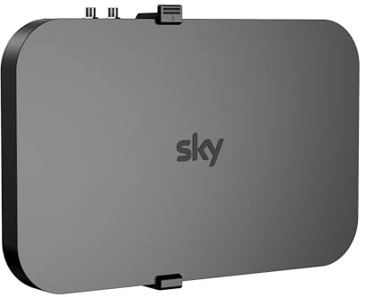 HomeMount Sky Q Box Wall Mount Bracket for Behind TV, Sky Q | Flexible mounting for Sky Q neatly behind TV, Keeps surfaces tidy and clutter-free, saves space, Easy removal