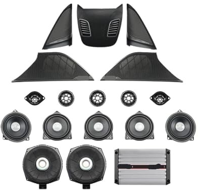 Kompatibel for BMW G30 G31 – Plug & Play Audio Upgrade Kit mit Lautsprecher, Subwoofer, DSP-Verstärker und HK-Abdeckung(G30 13Cover)