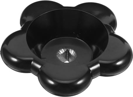 Angoily Poignée de Robinet en Bakélite Noire, Volant à Ailes pour Vanne | Forme Fleurie Rotation Fluide Prise Confortable Réglage de Pression Usage Résidentiel et Industriel