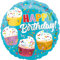 Amscan 3817201 - Standard Folienballon Cupcake Fun, Luftballon, Heliumballon, Geburtstag