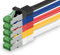 1aTTack.de Câble Réseau Cat7 Cat 7 10 GB/s - 5x 0,25m - RJ45 Ethernet LAN DSL Routeur Modem - 5 couleurs 03