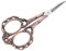 ASHATA Vintage antike Schere, Edelstahl Antike Nähschere Schere Old Bronze Europäischen Schneider,Retro Klassischen Vintage Handwerk Nähen Schneider Kreuzstich Schere 3 Farben