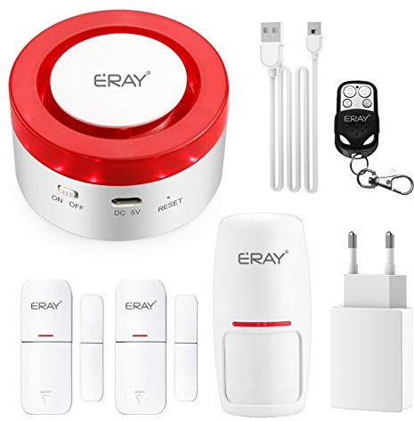 Eray - Alarma para Puerta o Ventana (para casa, Oficina, Tienda, etc.), Beige
