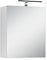 byLIVING Spiegelschrank Spree/Badezimmerschrank mit Spiegel 50 cm breit/matt weiß/Spiegeltür mit Soft-Close/Hängeschrank/LED-Beleuchtung, Stecker- u. Schalterdose/B 50, H 60, T 20 cm