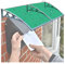 JIANFEI Vordach Haustür Überdachung, Durchscheinend Polycarbonat Vorbau Briefkasten Regen Schnee Startseite, Draussen Terrasse Balkon Schlagfestigkeit Schutz, Erweiterbar (Size : 2PCS-80X230CM)