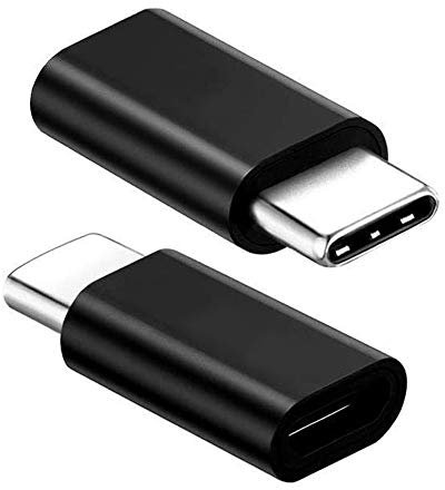 VMOJO USB C to Micro USB Adapter, (2 Pack) Micro USB Female to USB C Male Convert Connector Support Charge Data Sync Compatible with Samsung Galaxy S20 S10 S9,Note 9 8,A10 A20 A51,USB C Charger
