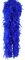 URFEDA Federboa Blau Federdichten,200CM Flauschige Turkey-Federboa zum Basteln, Federboa Boa Kostümzubehör, Feder Schal, Karneval Boa, Federstola Federschal Damen Mädchen Karnevals Kostüm Accessoire