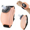 Bouteille D'eau de Sport, Porté à la main Gourde de Sport 200ML avec bracelet réglable, Bouteille silicone Douceur sans BPA d'Hydratation pour Running Jogging Marathon Escalade (Orange)