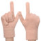 QICEDER Winterhandschuhe Touchscreen Handschuhe Strick Fingerhandschuhe Sport Warm und Winddicht Winterhandschuhe für Skifahren Radfahren Geeinget für Damen und Herren (Rosa)
