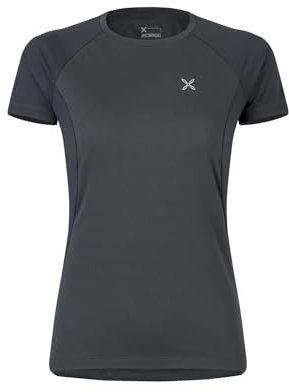 MONTURA Ander First t-Shirt Donna MTGX21W 9293 Colore Grigio Antracite/Piombo t Shirt Primo Strato Ideale per Varie attività Outdoor Come Alpinismo Trekking e Arrampicata M