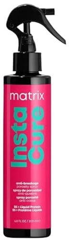 Matrix Anti-Haarbruch-Spray, reduziert doppelte Spitzen und Porosität, glättende Behandlung für trockenes und beschädigtes Haar, mit Vitamin B5 und flüssigem Protein, InstaCure, 190 ml