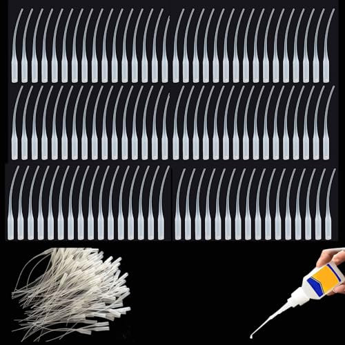 Kleber Micro Tips,Sekundenkleber Spritze,Klebstoff Applikatorspitzen,Kleber Extender Applikator Kunststoffkleber,Kunststoffkleber Flaschenspitzen Leim Extender,Pipetten Plastik (150)