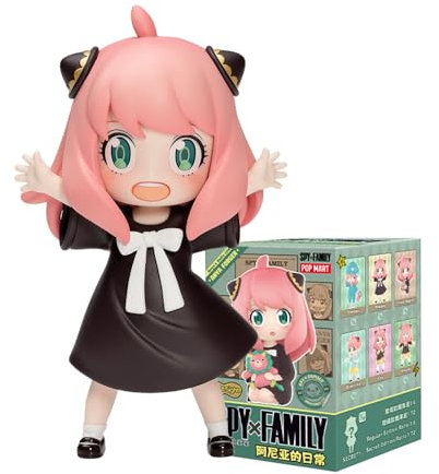 POP MART Spy × Family Anya's Daily Life Series Whole Set(6Boxes) 2.5 inches Articulated Character Premium Design gifts for women Fan-Favorite blind box Collectible Toy Art Toy Action Figure