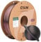 eSUN Dual Color PLA Filament 1.75mm, ePLA-Magic Glitter 3D Drucker PLA Filament, Maßgenauigkeit +/- 0.05mm, 1KG Spule (2.2 LBS) für 3D Drucker, Dunkel Glänzendes Violett