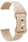 Silikon Armband für Withings ScanWatch 2 38mm, 18mm Wasserdichte Weiche Ersatzriemen, Weiches Silikon Ersatzarmband Uhrenarmband Sportarmband für Damen Herren, Beige