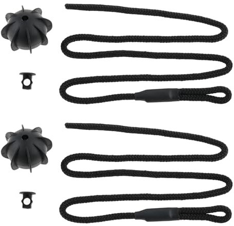 Aupoko 1 Pair Car Parcel Shelf Strings - Auto Rear Parcel Shelf Cords with 2pcs Clip Holders Car Accessories Replacement for VW Golf Audi Hatchback Models
