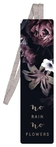 moses. libri_x Lesezeichen mit Band Flowers I Bookmark I Seitenmarker I Buchmarkierung I Geschenkidee für Vielleser