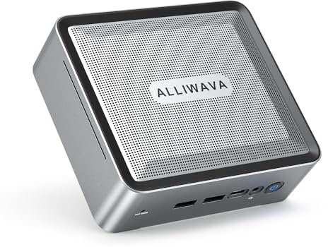 ALLIWAVA U58 Mini PC AMD Ryzen 7 5800U(jusqu'à 4,4 GHz), Mini Ordinateur de Bureau 32 GB DDR4 1TB SSD, 8core 2000 MHz Graphics Micro Office PC Soutien 4K vidéo BT5.2 WiFi 6E