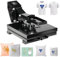 SDKEHUI Prensa Térmica 40x50cm 2000W Calentamiento Rápido Prensa de Calor por Transferencia por Sublimación Digital e Industrial para Camiseta, Bolso, Almohada