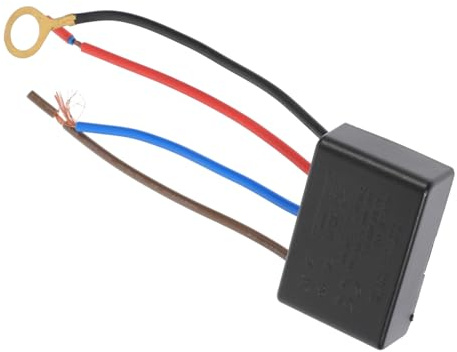Black Abs Touch Lamp Dimmer Switch with Dimming and Sensor Technology for Bedside Lamp Replacement and Table Lighting Control