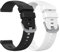 Vancle 20MM Bracelet Compatible pour Garmin Vivoactive 5/Garmin Venu Sq 2/Venu Sq/Venu 2 Plus/Venu Sq Music/Venu Sq 2 Music Homme Femme, Silicone Bracelet (Noir/Blanc, 20mm)