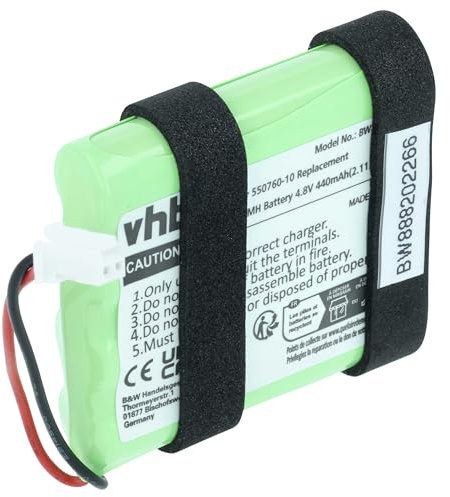 vhbw Akku Ersatz für BMW 9 297 787-02 | 84109297787 für Telematik-Steuergerät (440 mAh, 4,8 V, NiMH)
