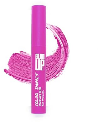 Glam’Up Paris - Mascara Pink - Color Impact - Ultra Pigmenté - Longue Tenue - Regard Intense - Volume & Longueur - Sans Paquets - Pink