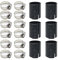 Office Chair Cylinder Repair Set Featuring 6 Fixing Clip And 12 Metal Clamps Home Repait Tool Hardware