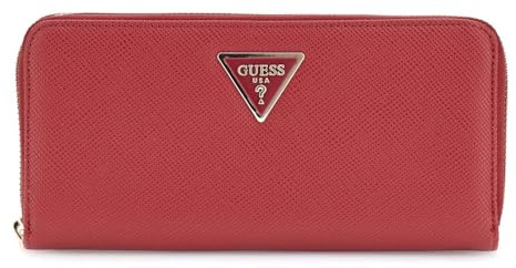 GUESS Geldbörse Laurel II Large Zip Around Wallet Garnet dunkelrot