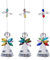 LONGSHENG Suncatchers Kristall-Sonnenfänger Kronleuchter Hängeengel Anhänger Ornament Fenster Weihnachtsdeko Geschenk 3 Stück Nr. 4