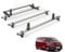 Van Guard Roof Rack for Toyota ProAce (2016+) 3 Roof Bars + Rear Ladder Roller [Only Suitable for 'Medium' Wheelbase Models with Twin Rear Doors] - Ulti Bar - VGR-09/VG333-3