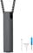 U7 Black Necklace For Cremation Cuboid Bar Vial Pendant Memory Jewellery Ashes Necklaces For Men Women