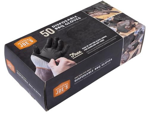 Oklahoma Joe's 4386292R06 Einweg-Grillhandschuhe, 50 Stück, einfarbig