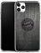 Slim Case extra dünn kompatibel mit Apple iPhone 11 Pro Max Silikon Handyhülle transparent Hülle Metallic Look FCB FC Bayern München