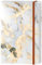 HUAMXE Liniertes Tagebuch Notizbuch, Marmor Hardcover, 14,5 x 21,3 cm, 160 Seiten dickes Papier, niedliches ästhetisches College liniertes Notizbuch für Journaling Schreiben Arbeit Damen Herren, Weiß