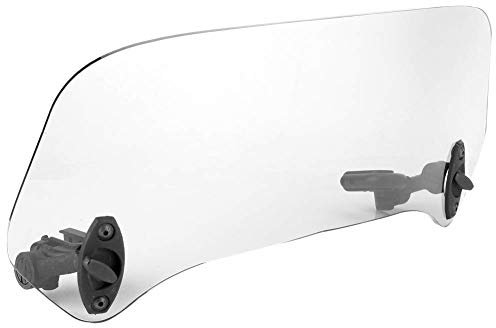 Alerón del Parabrisas, Deflector de Aire Universal del Parabrisas de la Motocicleta Deflector de Aire Ajustable de la Pantalla del Viento de la Motocicleta para la Motocicleta