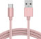 KP TECHNOLOGY [2m Charger Cable for Motorola Moto Razr 60, 50, 40 - Ultra/Edge 60, 50, 40, 30 - Neo - Pro - Ultra - Fusion, USB C Charger Cable (ROSE)