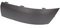 Repiauto - Moulure de pare-choc avant gauche noire Clio 2 phase 2 2001-2005