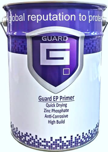 Guard EP - Anti Corrosion Quick Drying High Build Zinc Phosphate Metal Primer Paint Red Oxide & Grey Oxide 1 Litre & 2.5 Litres (1 Litre, Red Oxide)