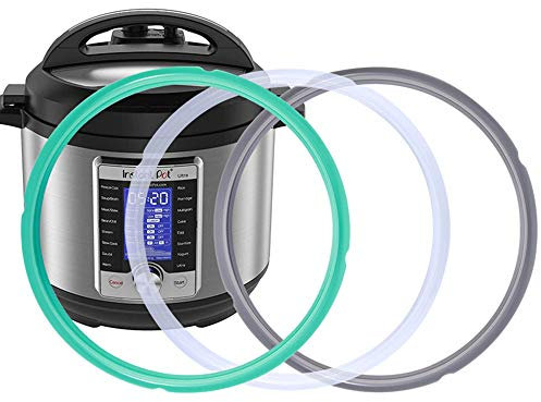 Sealing Ring for 8 Qt Instant Pot Replacement Silicone Gasket Seal for 8 Quart Instapot Pressure Cooker Accessories for Insta Pot IP DUO/LUX/ULTRA/SMART/PRO/VIVA 8QT Seal Ring - 3 Pack