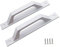 WANLIAN Poignée en bois 19.6cm de traction de porte de porte de grange de poignée de porte de porte coulissante en acier au carbone (D white)