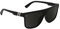 Blenders Eyewear SciFi – Polarized Sunglasses – Single-Lens with a Flat-Top Design – 100% UV Protection – Unisex, Dark Flatter
