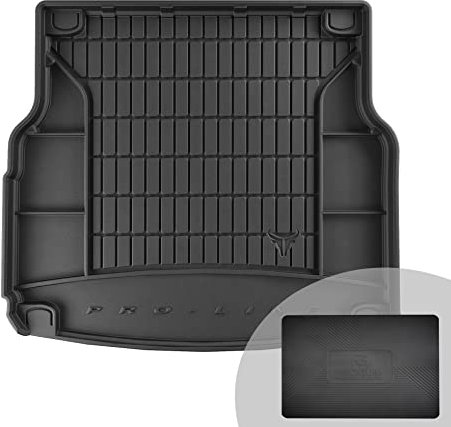 FROGUM ProLine 3D Gummimatte Exklusive Auto Kofferraummatte Kofferraumwanne für Mercedes-Benz C-Klasse W204 2007-2014 | Bequemer Organiser | Die höchsten Kanten
