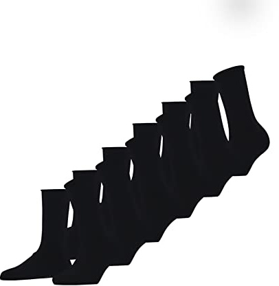 FALKE Damen Happy 6-Pack Socken atmungsaktive Baumwolle verstärkte Damensocken mit druckfreiem Rollbund ein Allrounder für Business und Alltag im Multipack 6 Paar