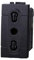 Presa Bipasso Bivalente 2P+T 10/16A, Compatibile Con Bticino Living Light (1 Pezzo, Nero)