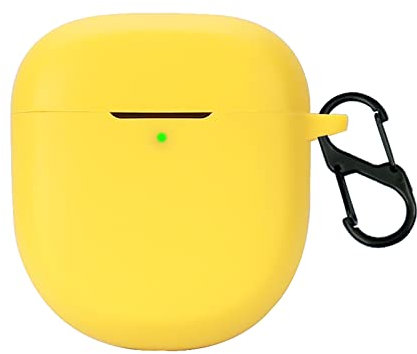 GIOPUEY Cilicone Case Compatible with Bose QuietComfort Earbuds II/Ultra 2023, Ultra-thin soft Cover, Slim-Fit,Anti-Fall,Not Easy to Dirty - Yellow