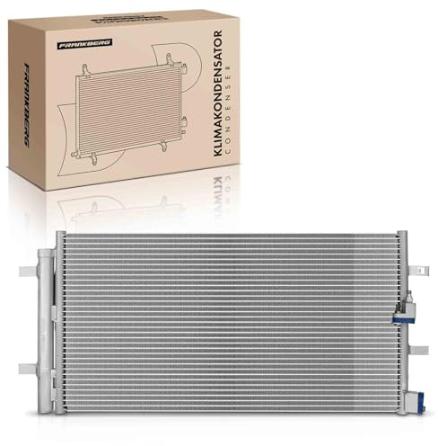 Frankberg Kondensator Klimaanlage mit Trockner Replace #8K0260403E | Kompatibel mit Audi A4 8K2 8K5 8KH, A5 8T3 8TA 8F7, A6 4G2 4GC 4G5 4GD 4GH 4GJ, A7 4GA 4GF, Q5 8RB; mit Halter