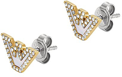 Emporio Armani Damenohrstecker Perlmutt Edelstahl goldfarben, EGS3018710